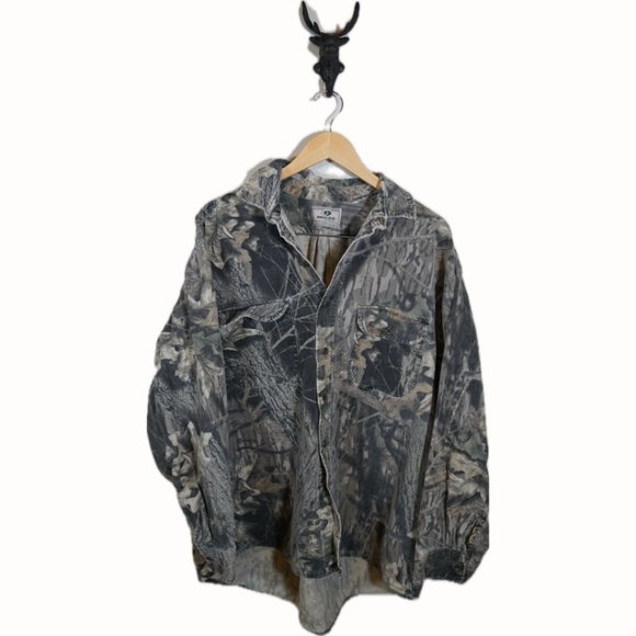 Vintage Mossy Oak Camo Button Up - Picture 1 of 4